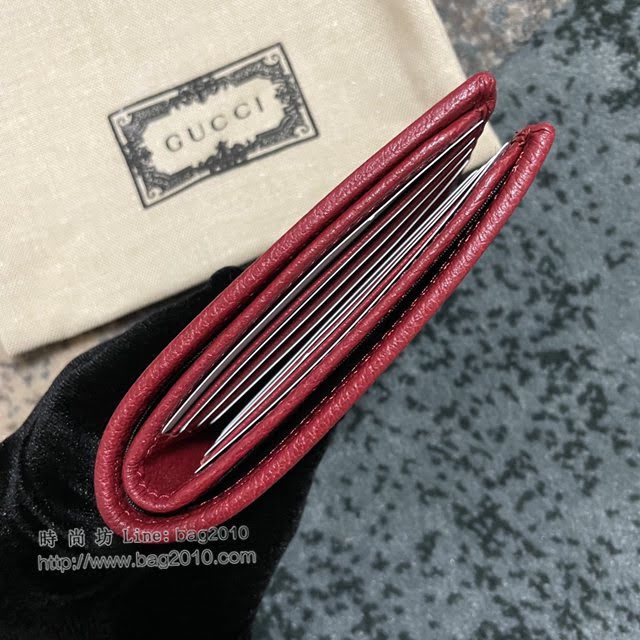 Gucci顶级男女包包 古驰哆啦A梦双折短夹钱包 Gucci翻盖零钱包 647802  gdj1585